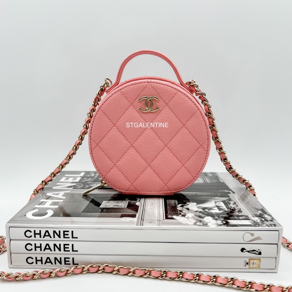 Chanel 22C Pink Sakura O Case Bag